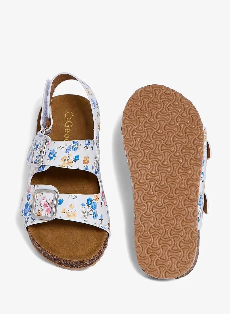 Geoomnii WHITE Geoomnii Girls’ Sandals – Comfortable Casual Sandals for Children, Pre-Teen & Junior Girls for School, Play & Everyday Wear for Women | Best Price UAE
