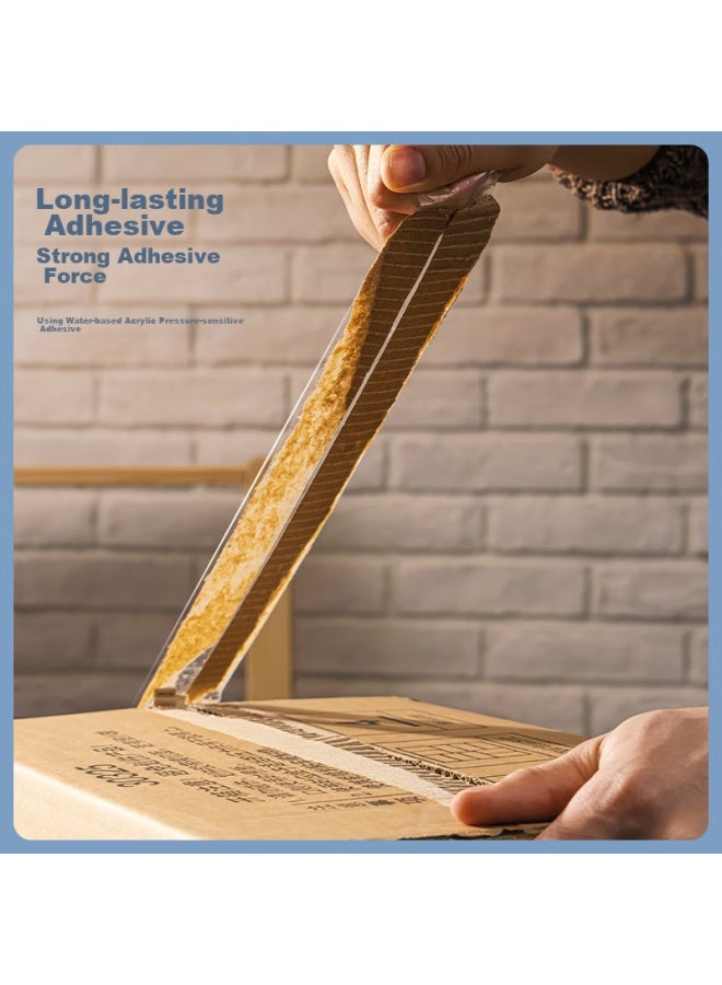 ديلي Deli شريط تعبئة شفاف عالي الجودة، 48mm*40y*50um (36.5m/لفة)، 6 لفات/أنبوب، لوازم مكتبية، 30201 - Image 3