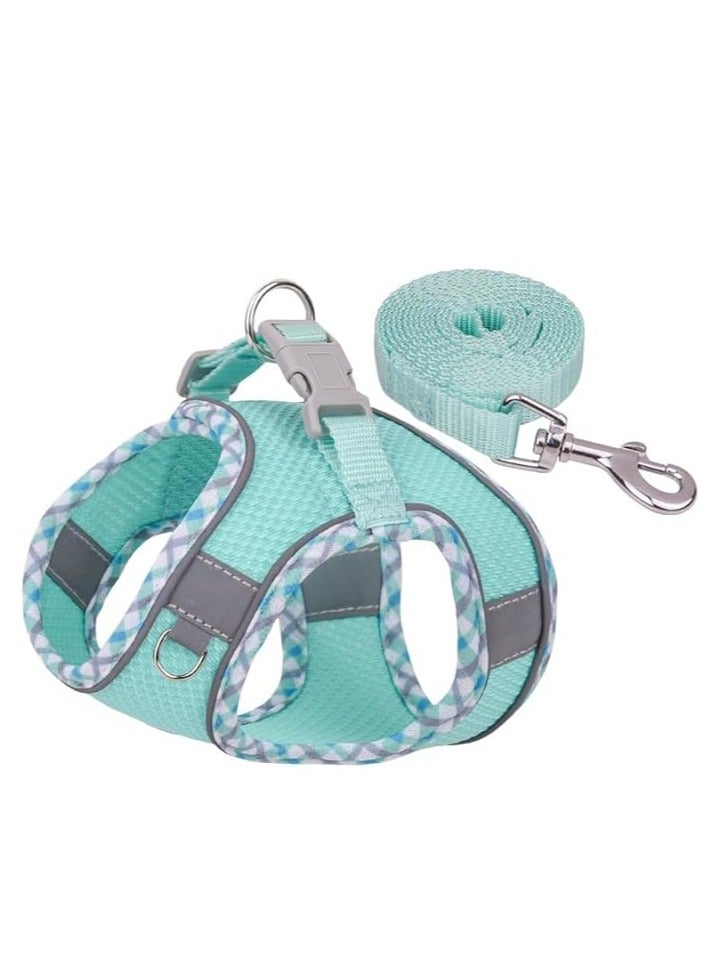 Dog Harness for Small and Medium Dogs – No Pull Puppy Harness and Leash Set, Easy Walk Harness for Walking, Running, and Training, Adjustable Fit, 5 Sizes, 4 Colors, Comfortable Harness for Dogs, Reflective Dog Harness, Soft Padded Pet Harness for Outdoor Activities - Image 1