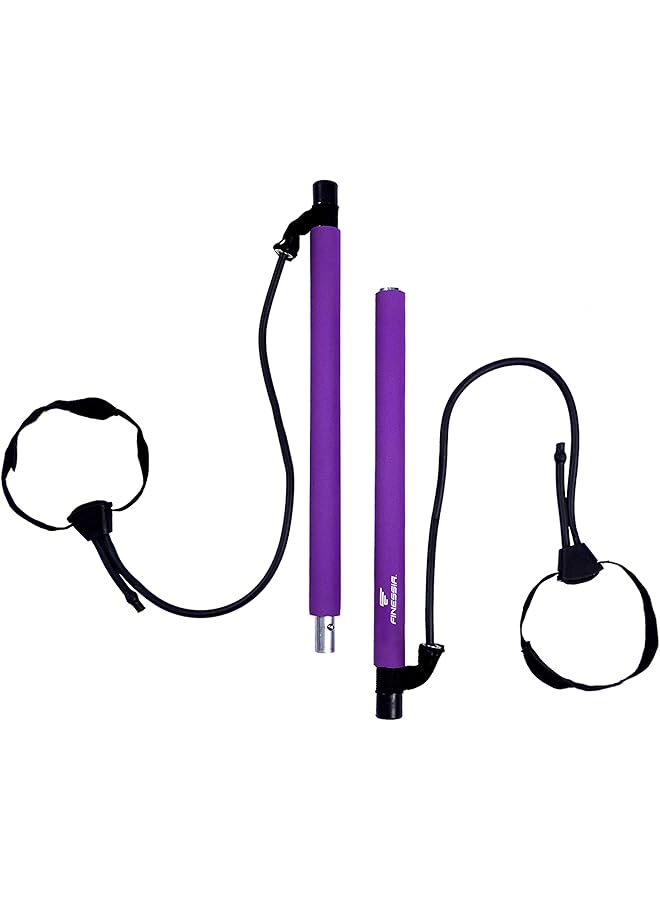 Generic Portable Pilates Stick with Resistance Band for Home Gym Workout  - Image 3