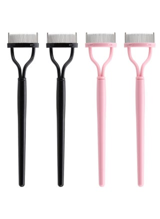 4 Pcs Lash Comb Eyelash Separator Metal Teeth Mascara Comb Eyelash Definer Lash Separator Tool Eyelash Brush - pzsku/ZE1FC75A3C111F8D0BE4FZ/45/_/1707976503/5695b3f6-32e5-470f-85d4-78adf6ce315b