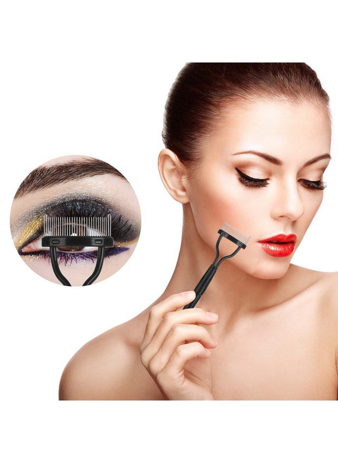 4 Pcs Lash Comb Eyelash Separator Metal Teeth Mascara Comb Eyelash Definer Lash Separator Tool Eyelash Brush