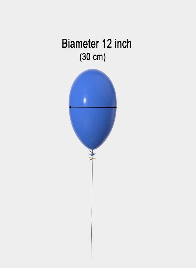 Aimto Blue Purple Green Balloons,Blue Purple and Green Confetti Balloon Theme Birthday Party,12 Inch,Pack of 50 - Image 3