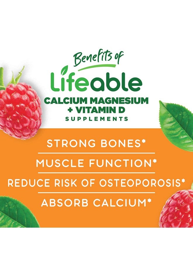 Lifeable Kids Calcium Magnesium and Vitamin D Gummies | Great Tasting Kids Calcium Gummies | for Tooth and Bone Health | Bone Strength Supplements for Kids | 90 Gummies - Image 3