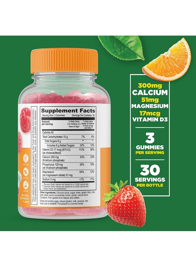 Lifeable Kids Calcium Magnesium and Vitamin D Gummies | Great Tasting Kids Calcium Gummies | for Tooth and Bone Health | Bone Strength Supplements for Kids | 90 Gummies - Image 2