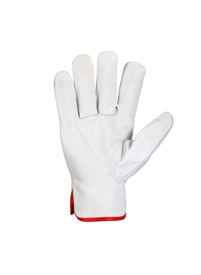 Vaultex Vaultex GKR Short Driving gloves White, 1Pair/Pack  - Image 2