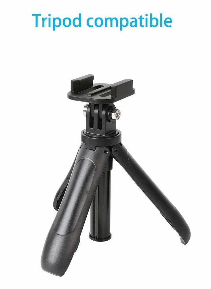 Y&D - Quick Release Base Tripod Adapter Mount Compatible for GoPro Hero 9 8 7 6 5 4 Session Max, Insta360 One R, DJI Osmo Action, Akaso Sports Camera, Black - Image 1
