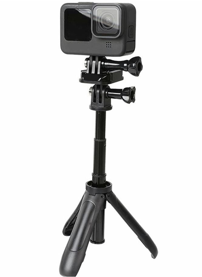 Y&D - Quick Release Base Tripod Adapter Mount Compatible for GoPro Hero 9 8 7 6 5 4 Session Max, Insta360 One R, DJI Osmo Action, Akaso Sports Camera, Black - Image 1