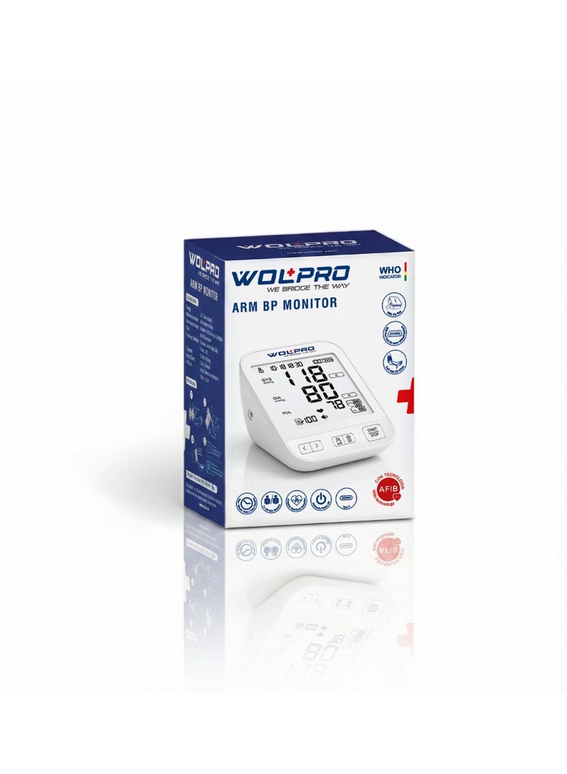 WOLAID Wolpro Upper Arm Blood Pressure Monitor - Image 1