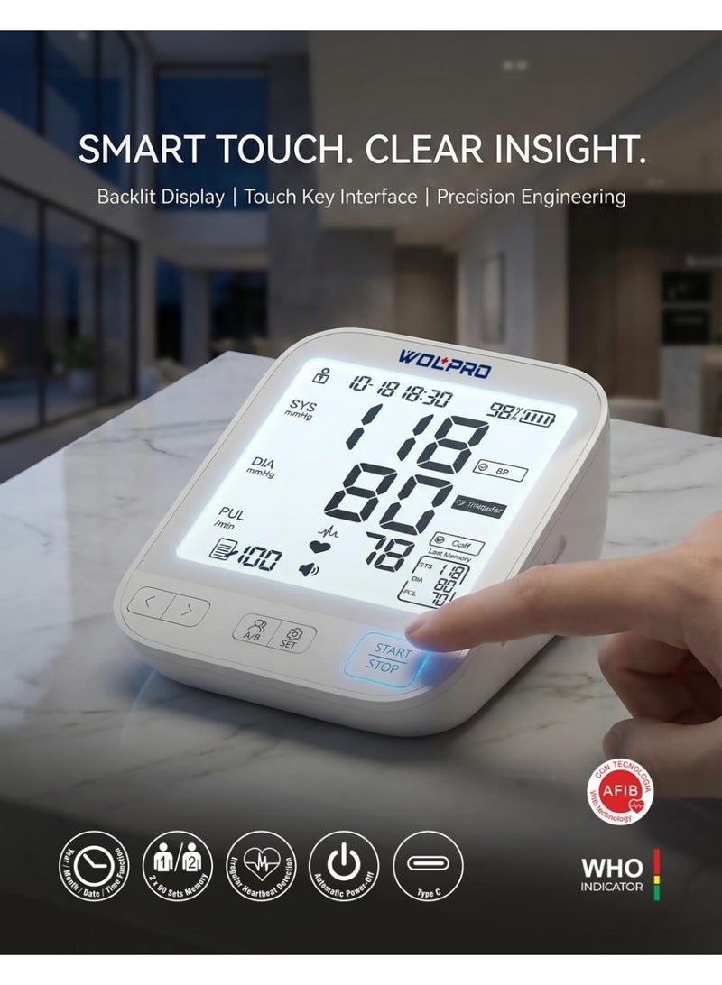 WOLAID Wolpro Upper Arm Blood Pressure Monitor - Image 3