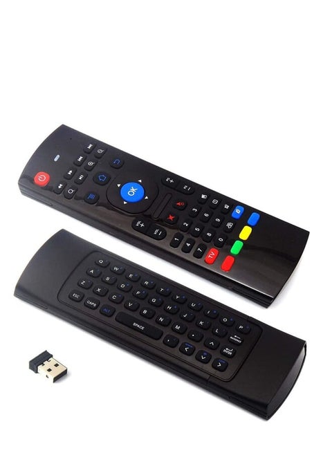 Mx3 Pro Air Mouse Mini Keyboard 3D Flight Controller Hybrid Sarcct Technology Three Sensors Gyroscope Three Sensors Gravity Built-In Nano Usb Receiver