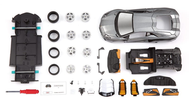 Tobar Maisto 1:24 Scale Assembly Line Lamborghini Aventador LP 700-4 Diecast Model Kit (Colors May Vary) - Image 3