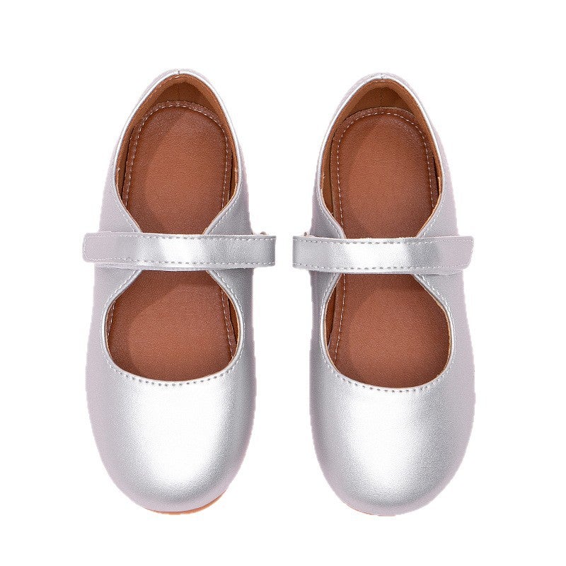 Girls Mary Jane Shoes 2025 Autumn New Round Toe Cute Little Leather Shoes Baby Spring and Autumn Soft Sole Shoes Princess Shoes Trendy - Image 5