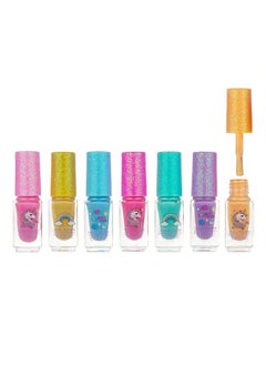 Expressions 7Pk Unicorn Shimmer Girls Nail Polish Set Nail Polish Set For Girls & Teens Safe And Nontoxic Nail Polish Kit For Kids Birthday Gift Kids Nail Polish Set For Girls Ages 5+  - Image 3