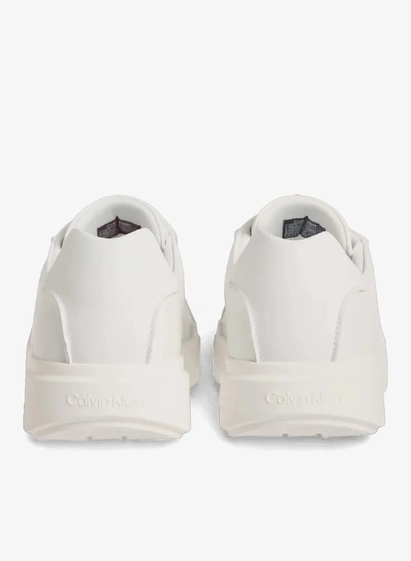 CALVIN KLEIN Triple Bright White CK Avenue - Leather Logo Trainers for Men | Best Price UAE