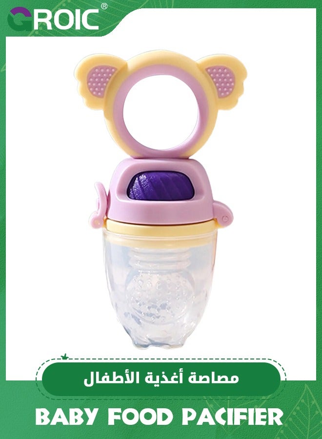 GROIC Baby Food Feeder/Fruit Feeder Pacifier Nibbler, BPA Free Infant Teether, Teething Toy with Storage Box,Infant Teething Toy Teether - Image 1