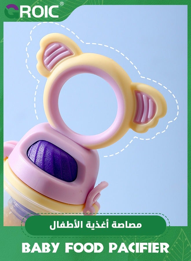 GROIC Baby Food Feeder/Fruit Feeder Pacifier Nibbler, BPA Free Infant Teether, Teething Toy with Storage Box,Infant Teething Toy Teether - Image 2