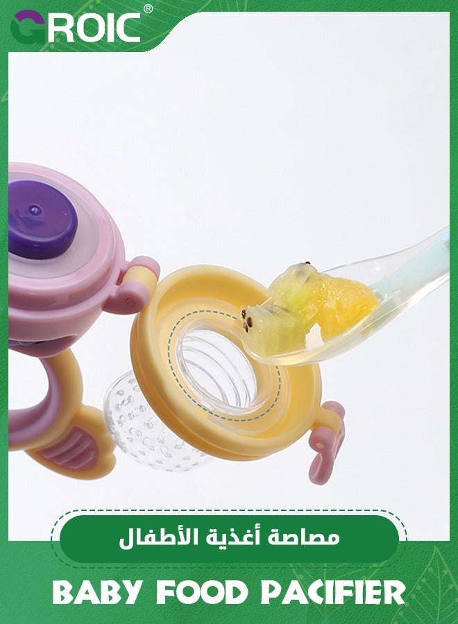 GROIC Baby Food Feeder/Fruit Feeder Pacifier Nibbler, BPA Free Infant Teether, Teething Toy with Storage Box,Infant Teething Toy Teether - Image 4