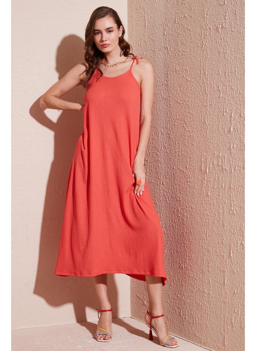 Regular Fit Rope Strap Long Dress Women's Dress 5865732 - pzsku/ZE1FCF821EA606574E596Z/45/_/1741272174/9a740b54-c1fc-4a5e-84b4-cf3784e33e04