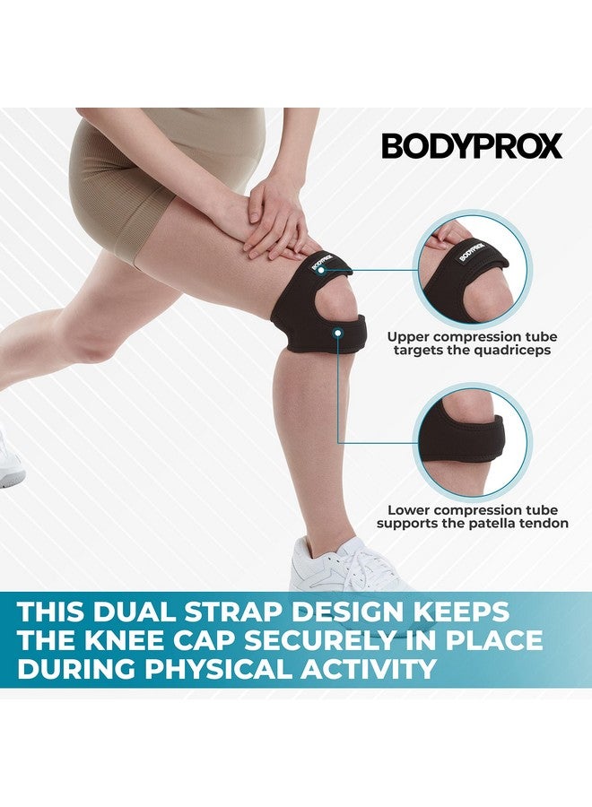Bodyprox Patellar Tendon Support Strap (Large, Knee Pain Relief Adjustable Neoprene Knee Strap For Running, Arthritis, Jumper, Tennis Injury Recovery) - Image 3