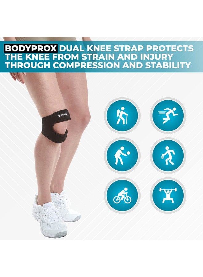 Bodyprox Patellar Tendon Support Strap (Large, Knee Pain Relief Adjustable Neoprene Knee Strap For Running, Arthritis, Jumper, Tennis Injury Recovery) - Image 4