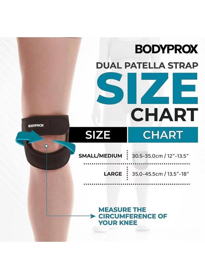 Bodyprox Patellar Tendon Support Strap (Large, Knee Pain Relief Adjustable Neoprene Knee Strap For Running, Arthritis, Jumper, Tennis Injury Recovery) - Image 2