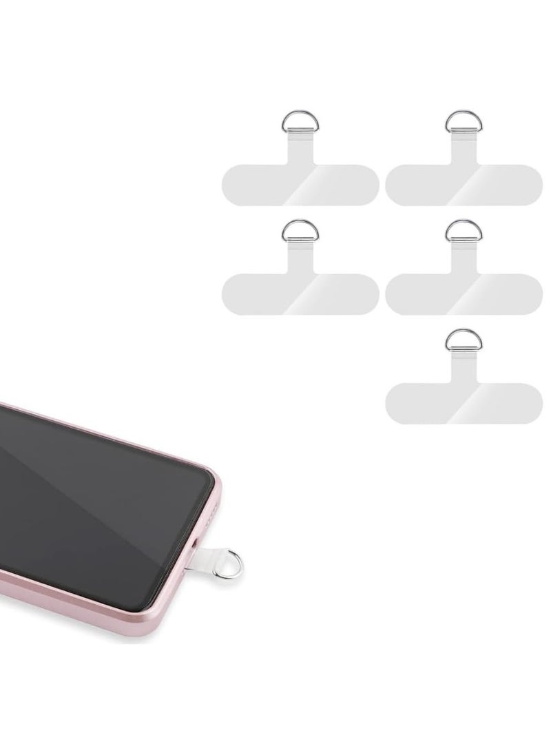 Generic 5 Pcs Phone Universal Phone Lanyard Patch Without Adhesive Heavy Duty Multifunctional Phone Lanyard Patch Pad For IPhone Most Smartphones  - Image 1