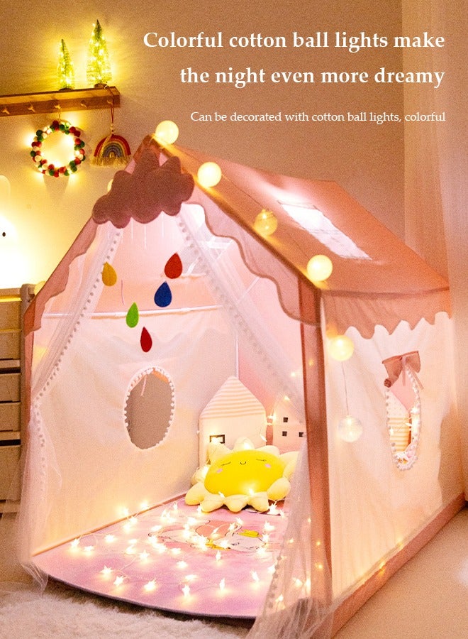 DUNISO خيمة لعب للأطفال، خيام ألعاب، خيام قلاع الأميرات، بيوت لعب للأطفال، خيام محمولة داخلية وخارجية، سهلة التركيب، مناسبة للأطفال من عمر 1 إلى 12، 1.2 * 1 * 1.3م - Image 4
