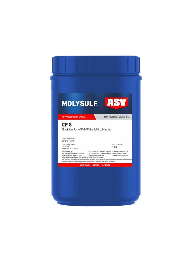 معجون ASV CP 8 الأبيض لتشحيم فكوك المشبك (حتى +120°C) | 500 جرام
