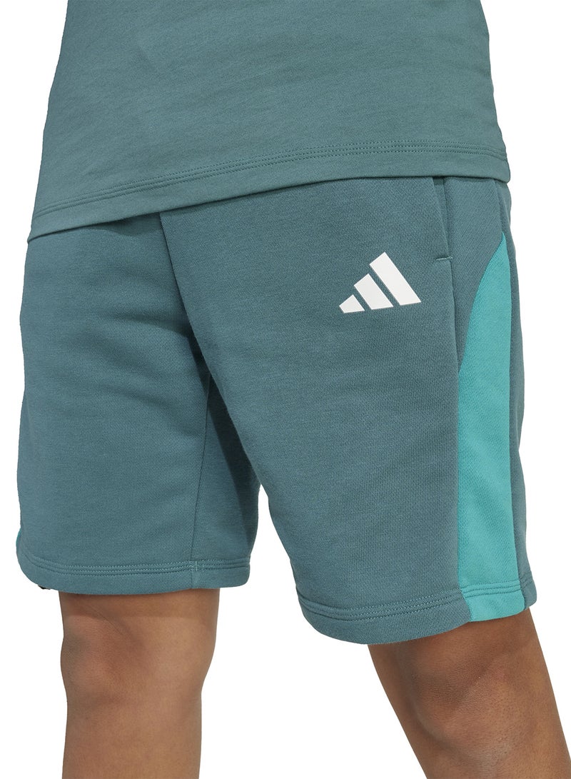 Adidas Youth Seasonal Esential Colorblock Shorts - Image 3