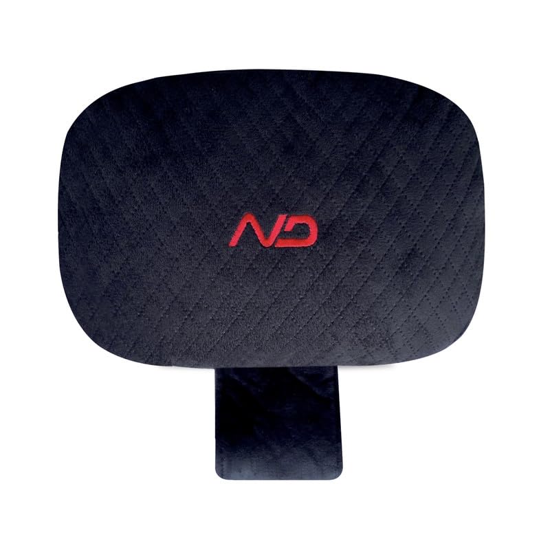 Neodrift ‘RearFlex’ (Set of 2) | (Color - Black) Car Back Seat Neck Rest Cushion Ergonomic Neck Support with Premium Fiber Fill, Pain Relief for Neck and Shoulder - Image 2