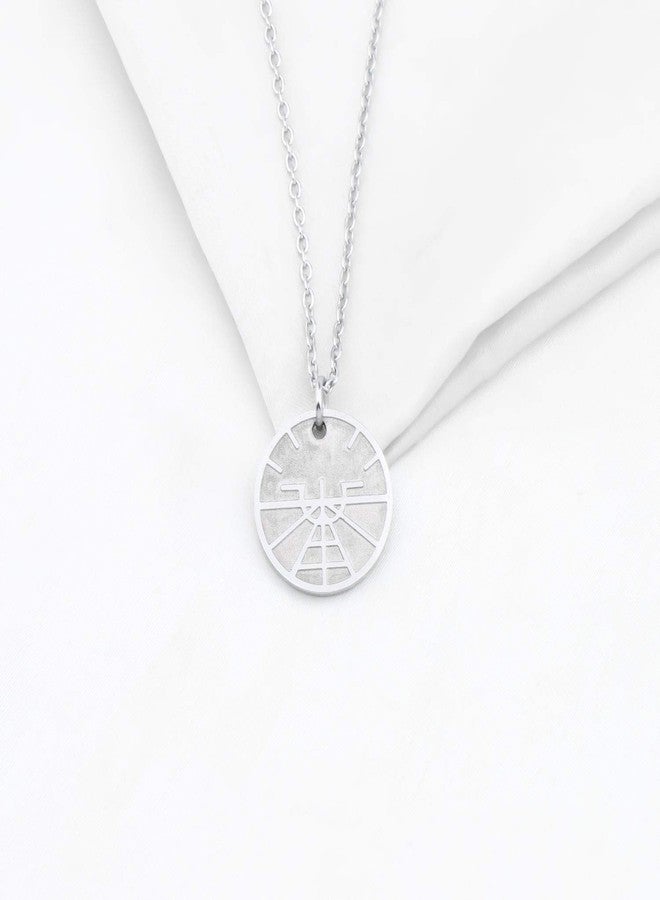 bobauna Airplane Necklace Aviation Attitude Indicator Disc Pendant Necklace Flight Attendant Jewelry Pilot Gift For Aviation Traveler Pilot (Airplane necklace) - Image 4