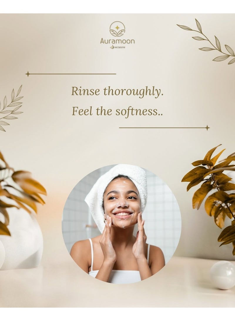 Auramoon Nectarome Black Soap with Olive Oil and Eucalyptus - Image 5