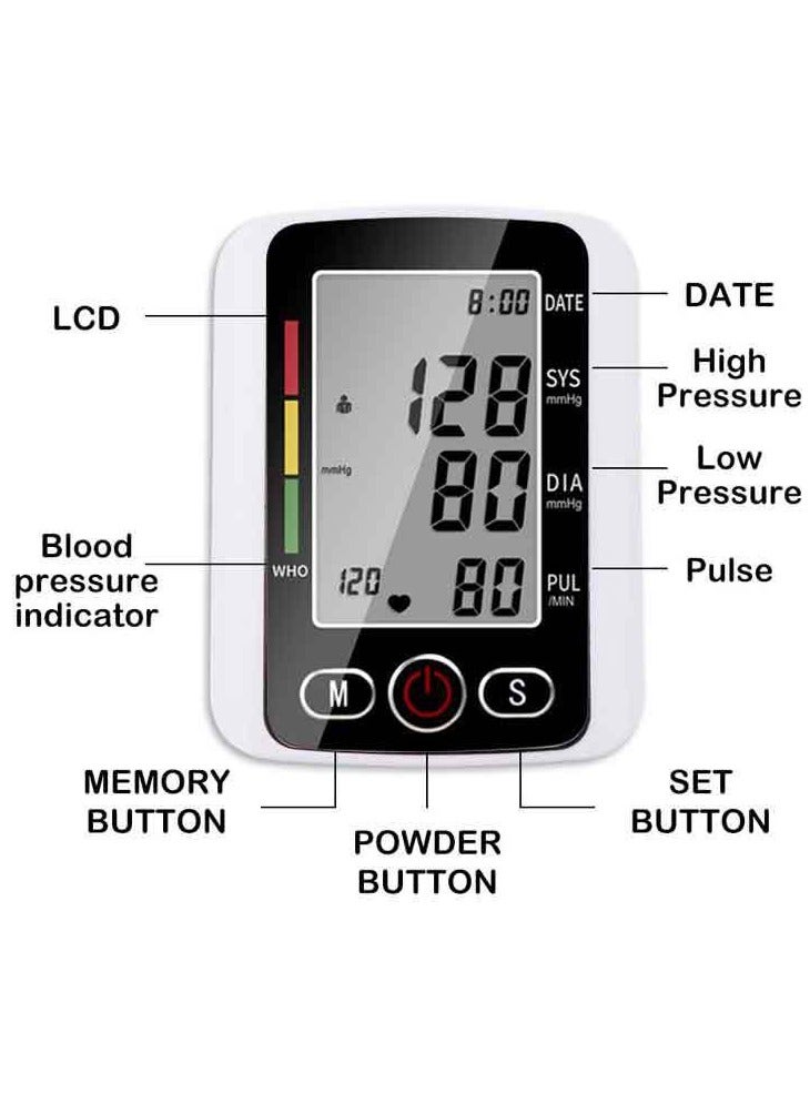 فورتي Home Electronic Arm Blood Pressure Monitor with Heartbeat Detection Is Simple to Measure - Image 4