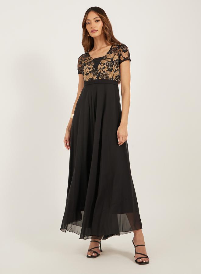 Styli Lace Bodice Maxi Dress - Image 2