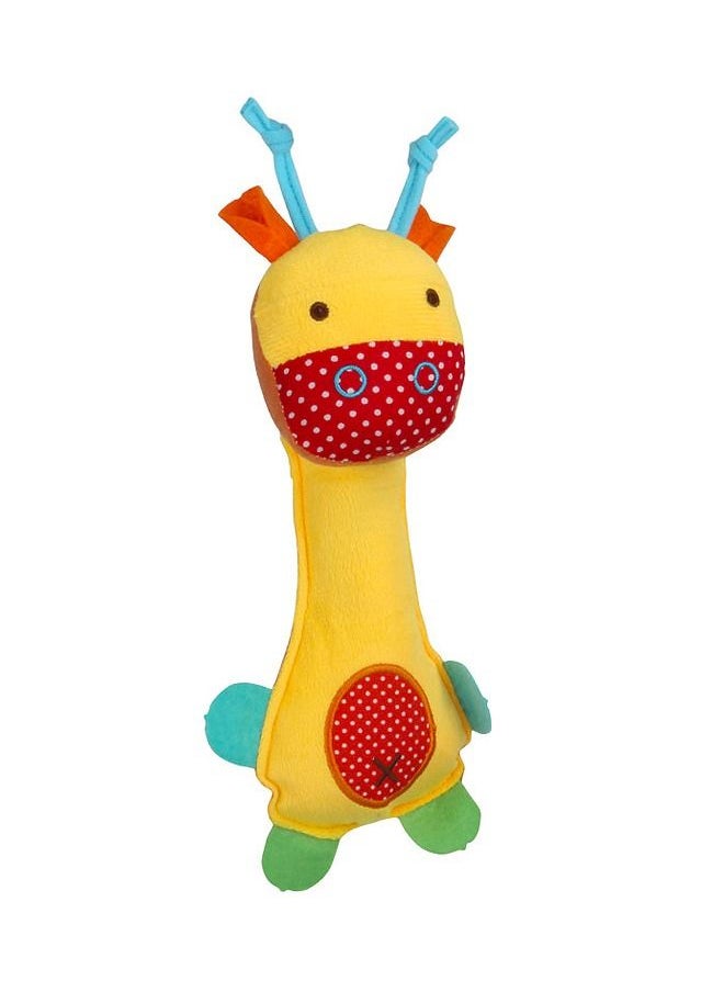 bbsky - Baby Soft Plush Rattle Squeaky Toy - Image 1