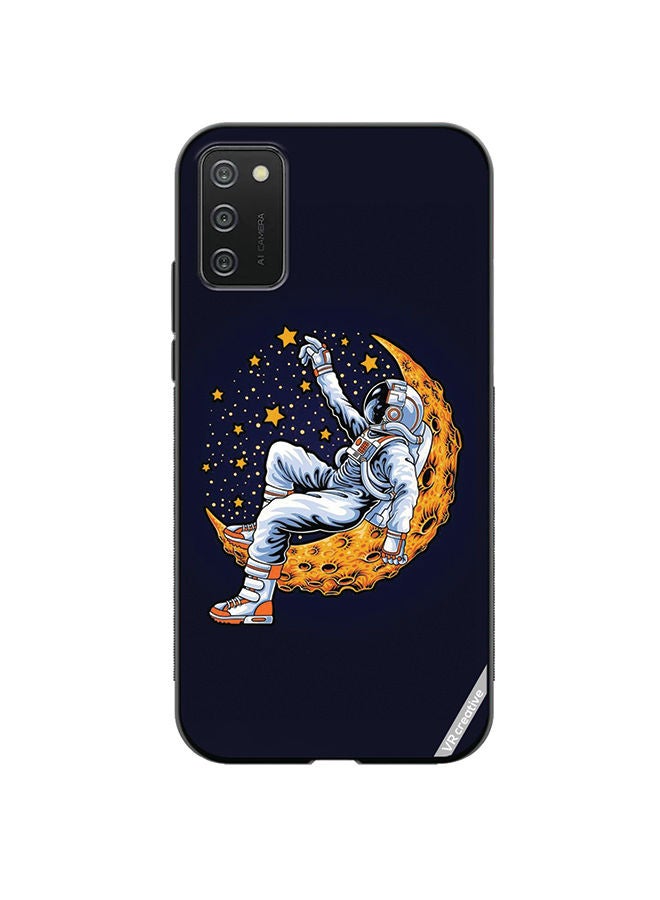 VR CREATIVE Protective Case Cover For Samsung Galaxy A03s Astranaut4 Design Multicolour - Image 1