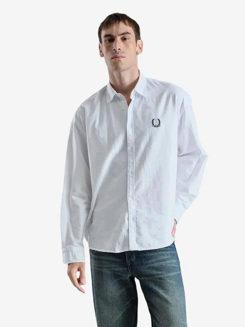 جيستو GIESTO Embroidered Long Sleeve Button-Up Shirt