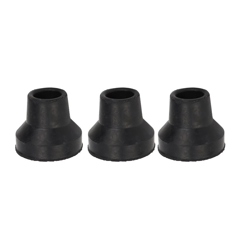 10Pcs Cane Tips Rubber Skid Resistance Wearproof Walking Crutch Tips for Standard and Folding Walking Sticks 12mm/0.47in - Image 2