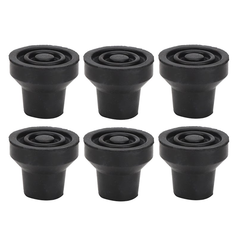 10Pcs Cane Tips Rubber Skid Resistance Wearproof Walking Crutch Tips for Standard and Folding Walking Sticks 12mm/0.47in - Image 3