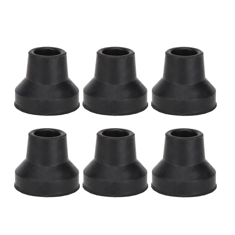 10Pcs Cane Tips Rubber Skid Resistance Wearproof Walking Crutch Tips for Standard and Folding Walking Sticks 12mm/0.47in - Image 4