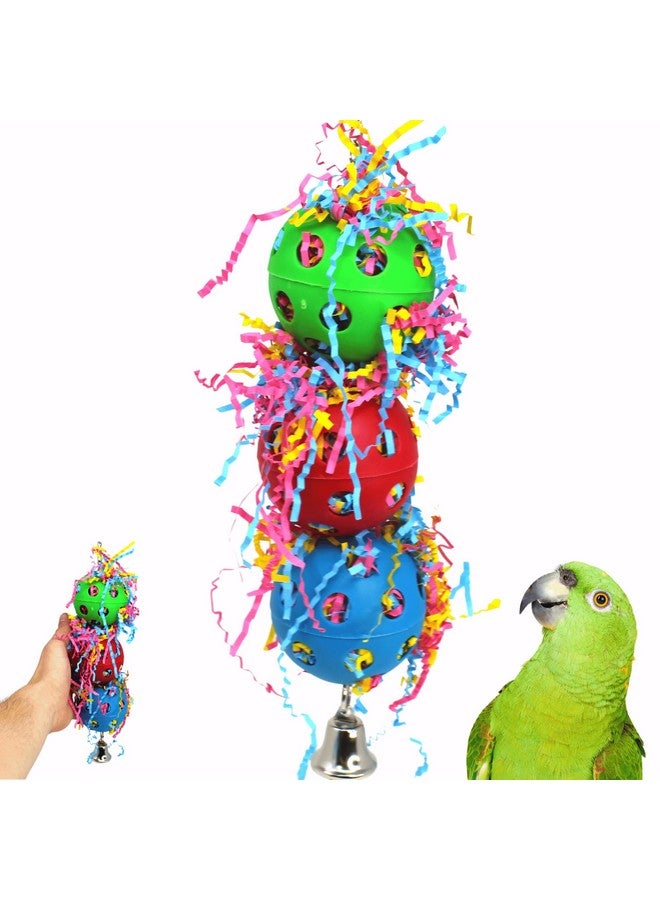 Bonka Bird Toys Bonka Bird Toys 1088 Stuff Balls Medium Foraging Fiesta Parrot Cage Toy, Conures, Ringneck, Quakers, and Similar Breed Sizes - Image 1