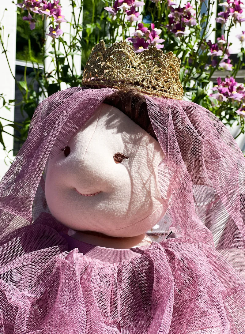 by ASTRUP Tulle Skirt w/ Veil - Plum