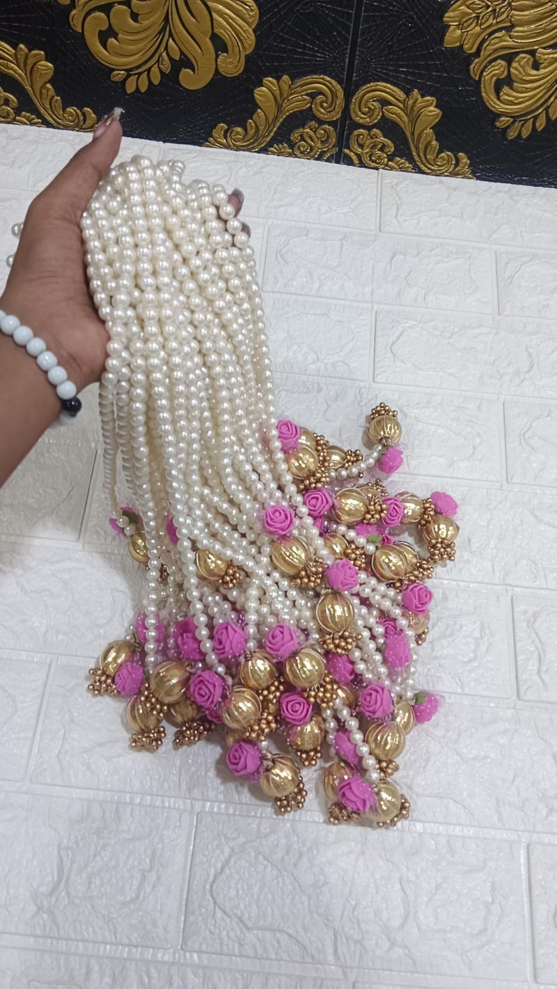 Sellplus Welcome Mala for Guest | Barat Welcome Mala | Wedding Gives Always, Welcome Gift for Barat Also Can Be Use for Frames (Free Sizes) (Pack of 2) (Design 2) - Image 1