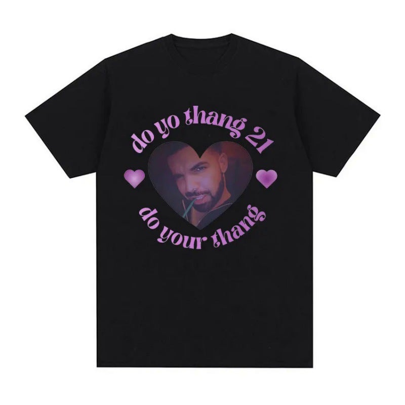 [European Code Cotton T] T-Shirt Unisexe Imprimé Graphique Pour Tshirt - Image 1
