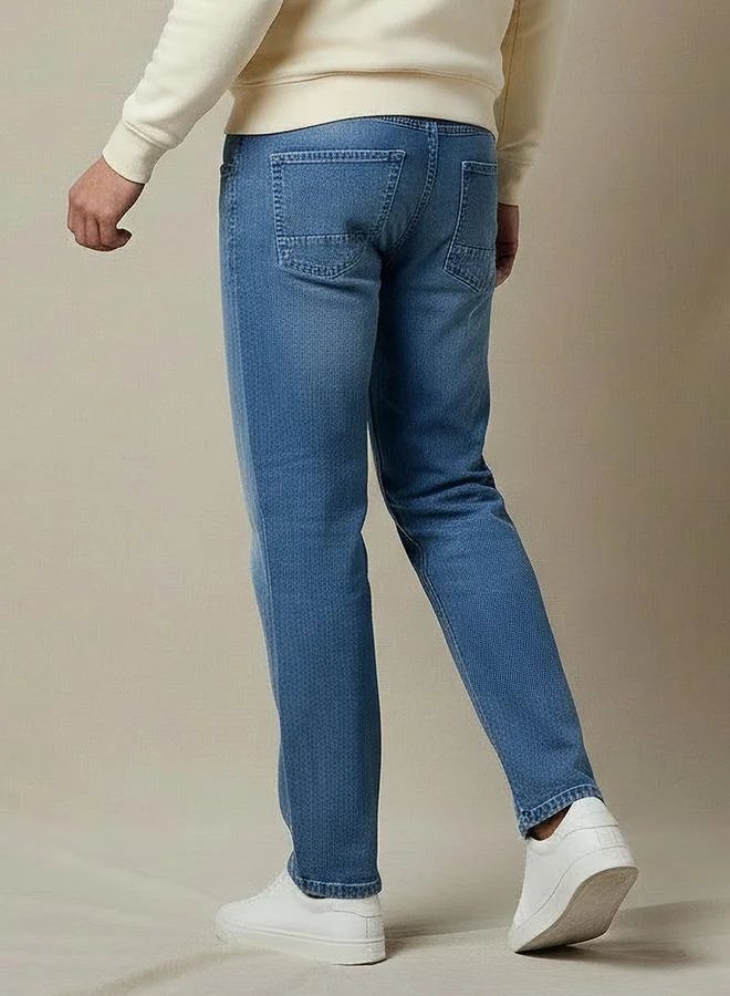 Splash FAV  Men Straight Fit Flexi Waist Pocket Jeans for Men | Best Price UAE