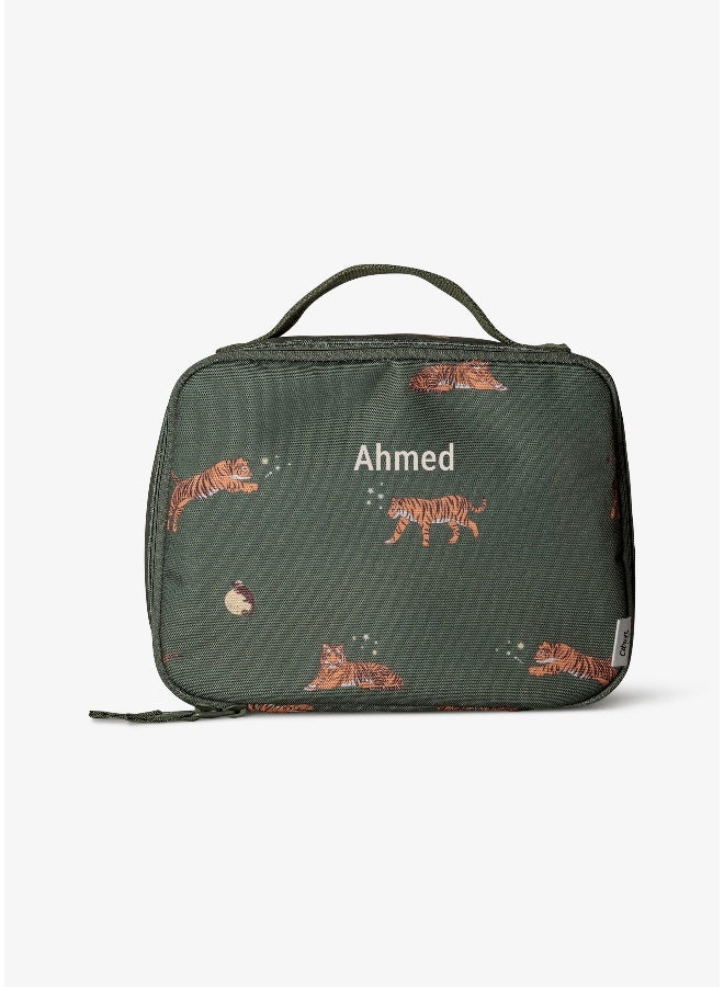 Citron Insulated Square Lunch bag - Tiger - Image 4