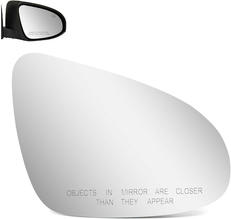 BOOLEE Mirror Glass Replacement fit for Toyota 2013-2018 Avalon 2012-2017 Camry Passenger Right Side Convex Glass with Adhesives - Image 2