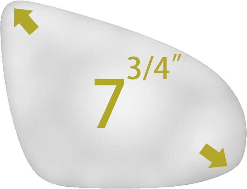 BOOLEE Mirror Glass Replacement fit for Toyota 2013-2018 Avalon 2012-2017 Camry Passenger Right Side Convex Glass with Adhesives - Image 3