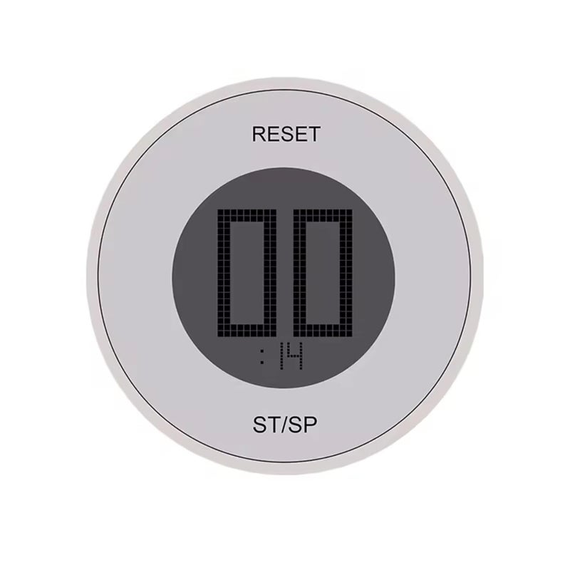 TURBID Digital Kitchen Timers Visual timers Large LED Display Magnetic Countdown Countup Timer for Classroom Cooking Fitness Baking Studying Teaching Easy for Kids and Seniors White - Image 1